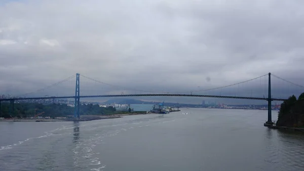 Lions Gate Bridge Vancouver — Foto Stock