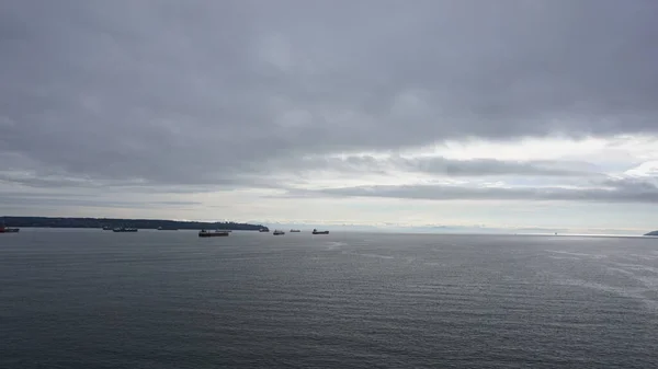 Paisagem Marítima Navio Cruzeiro Canadá — Fotografia de Stock