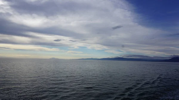 Paesaggio Marittimo Una Nave Crociera Canada — Foto Stock