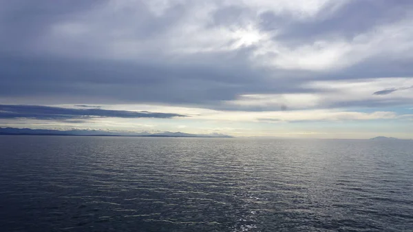 Kanada Daki Bir Yolcu Gemisinden Deniz Manzarası — Stok fotoğraf