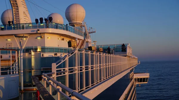 Juneau Alaska Usa Mai 2019 Deck Eines Kreuzfahrtschiffes Alaska — Stockfoto