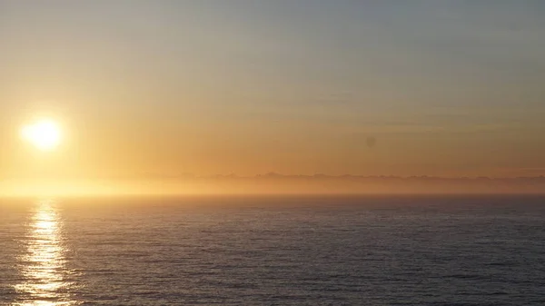 Salida Del Sol Mar Alaska Visto Desde Crucero —  Fotos de Stock