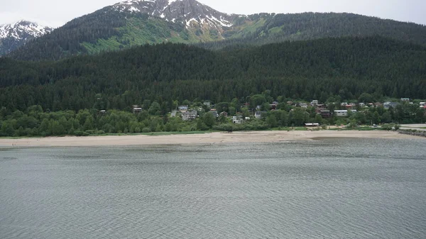 Paesaggio Montano Con Cime Innevate Alaska Stati Uniti — Foto Stock
