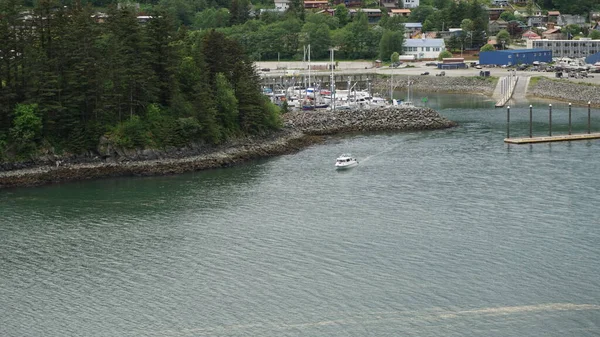 Juneau Alaszka 2019 Május Alaszkai Halászat Sport Turizmus Csónakkikötő — Stock Fotó