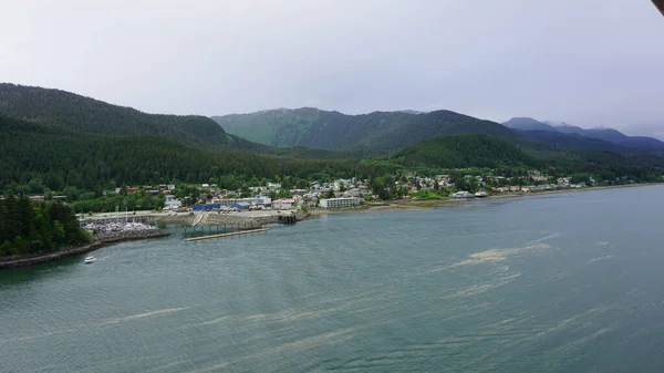 Juneau Alaska Maj 2019 Port Rybacki Alasce Port Sportowo Turystyczny — Zdjęcie stockowe