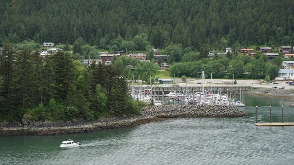 Juneau Alaska Mayo 2019 Alaska Fishing Sports Tourism Boat Port —  Fotos de Stock