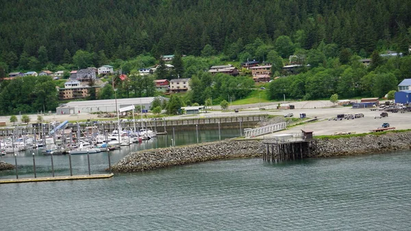 Juneau Alaska Mayo 2019 Alaska Fishing Sports Tourism Boat Port — Foto de Stock