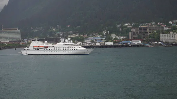 Juneau Alaska Maggio 2019 Navi Crociera Nel Porto Juneau Alaska — Foto Stock