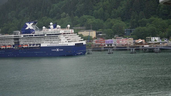 Juneau Aljaška Května 2019 Výletní Lodě Přístavu Juneau Aljašce Spojené — Stock fotografie