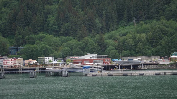 Juneau Alaska Usa May 2019 Landscapes Port Juneau Cruise Ship — Stock Photo, Image