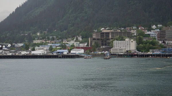 Juneau Alaska Usa Maja 2019 Krajobrazy Portu Juneau Statku Wycieczkowego — Zdjęcie stockowe