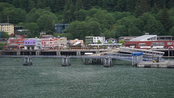 Juneau Alaska Usa May 2019 Landscapes Port Juneau Cruise Ship — Stock Photo, Image