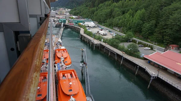 Juneau Alaska Mayo 2019 Cruceros Puerto Juneau Alaska Estados Unidos — Foto de Stock