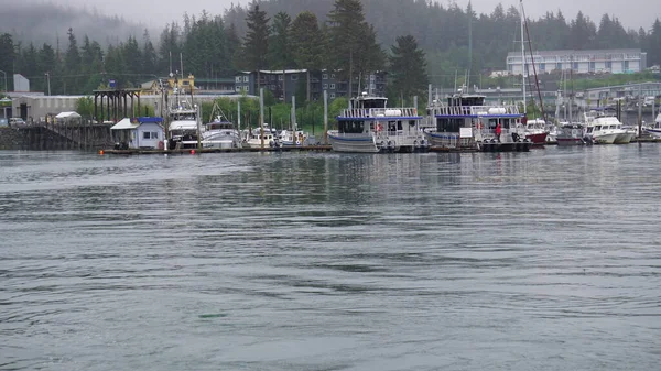 Juneau Alaska Mayo 2019 Alaska Fishing Sports Tourism Boat Port —  Fotos de Stock