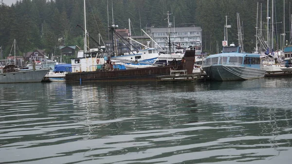 Juneau Alasca Maio 2019 Pesca Alasca Esportes Turismo Porto Barco — Fotografia de Stock