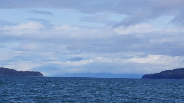 Landskap Alaska Fjord Val Titta Safari — Stockfoto