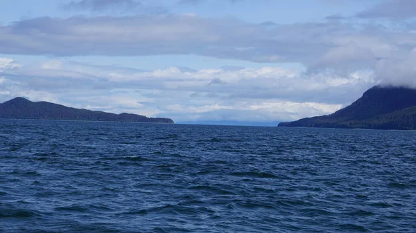 Paesaggio Fiordo Dell Alaska Durante Safari Avvistamento Balene — Foto Stock