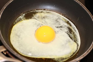 Tavada kızarmış yumurta.