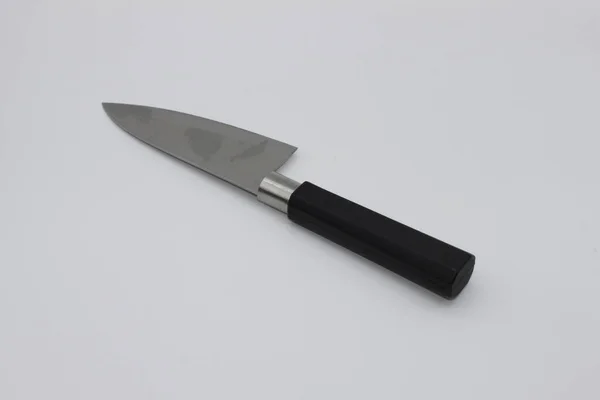 Cuchillo Cocina Profesional Sobre Fondo Blanco — Foto de Stock