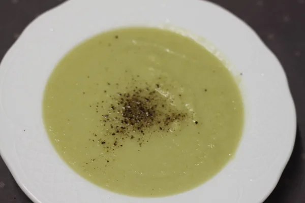 Purée Légumes Poivre Noir Moulu — Photo