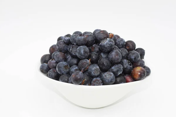 Blueberries Isolated White Background — Stock Photo, Image