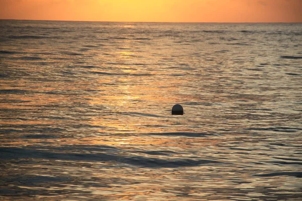 Восход Солнца Пляже Пунта Кана Баваро Доминиканская Республика — стоковое фото