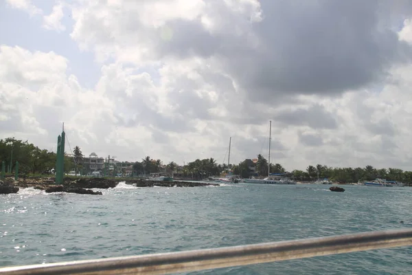 Punta Cana Δομινικανή Δημοκρατία Σεπτεμβρίου 2019 Σκάφη Τουρίστες Στην Καραϊβική — Φωτογραφία Αρχείου