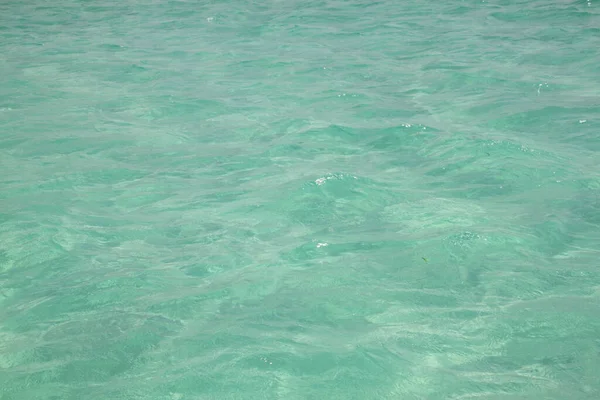 Acqua Turchese Blu Del Mare Dei Caraibi — Foto Stock