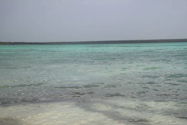 Landskap Stränderna Isla Saona Dominikanska Republiken — Stockfoto