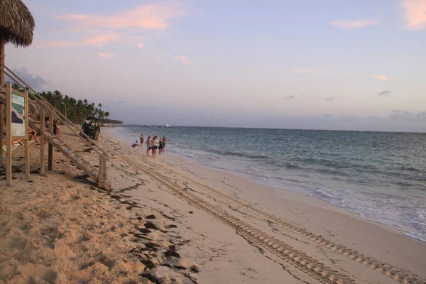 多米尼加共和国的Punta Cana海滩景观 — 图库照片