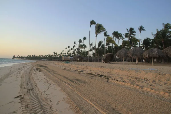 Punta Cana Παραλία Τοπίο Στη Δομινικανή Δημοκρατία — Φωτογραφία Αρχείου