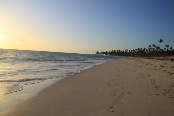 Punta Cana Παραλία Τοπίο Στη Δομινικανή Δημοκρατία — Φωτογραφία Αρχείου