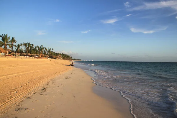 Punta Cana Παραλία Τοπίο Στη Δομινικανή Δημοκρατία — Φωτογραφία Αρχείου