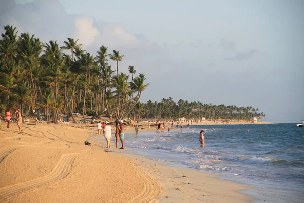 Praia Punta Cana Paisagem República Dominicana — Fotografia de Stock