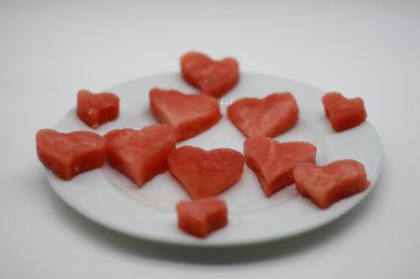 Karpuz kalpleri beyaz arkaplanda izole