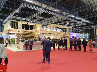 Madrid, İspanya, 22 Ocak 2020: Paradores Stadı Fitur 2020