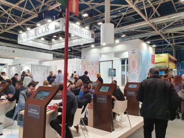 Madrid, İspanya, 22 Ocak 2020: Fas Fitur 2020