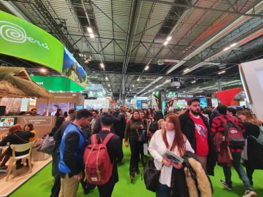 Madrid, İspanya, 22 Ocak 2020: Fitur 2020 'de Peru