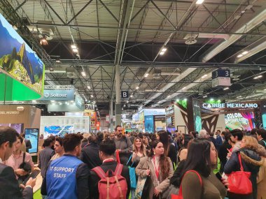 Madrid, İspanya, 22 Ocak 2020: Fitur 2020 'de Meksika Karayipleri