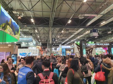 Madrid, İspanya, 22 Ocak 2020: Fitur 2020 'de Meksika Karayipleri