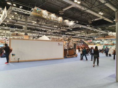 Madrid, İspanya, 22 Ocak 2020: Fitur 2020 'de Castilla Leon