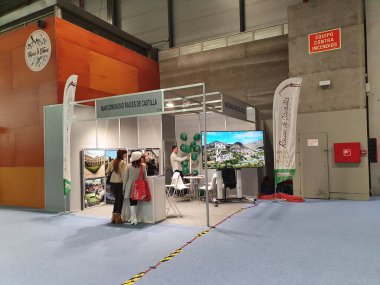 Madrid, İspanya, 22 Ocak 2020: Fitur 2020 'de Castilla Leon