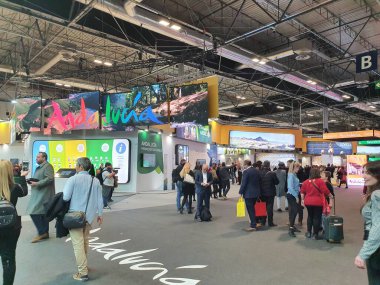 Madrid, İspanya, 22 Ocak 2020: Fitur 2020 'de Endülüs