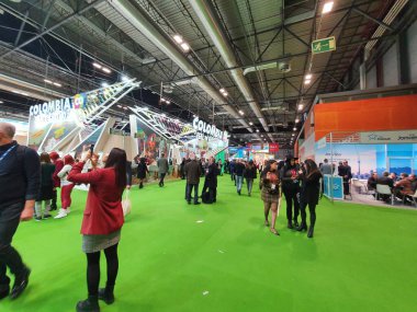 Madrid, İspanya, 22 Ocak 2020: Fitur 2020 'de Kolombiya