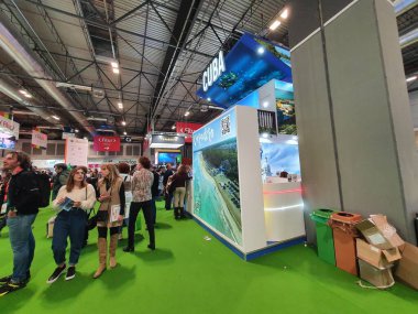 Madrid, İspanya, 22 Ocak 2020: Fitur 2020 'de Küba