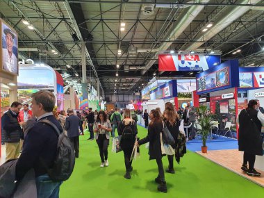 Madrid, İspanya, 22 Ocak 2020: Fitur 2020 'de ABD