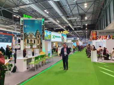 Madrid, İspanya, 22 Ocak 2020: Brezilya Fitur 2020