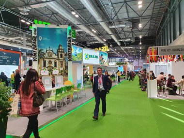 Madrid, İspanya, 22 Ocak 2020: Brezilya Fitur 2020