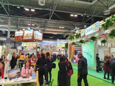 Madrid, İspanya, 22 Ocak 2020: Brezilya Fitur 2020