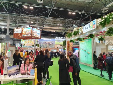 Madrid, İspanya, 22 Ocak 2020: Brezilya Fitur 2020